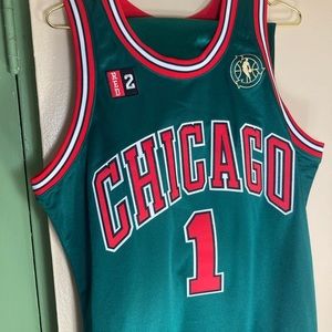Authentic Jersey Chicago Bulls Alternate 2008-09 Derrick Rose